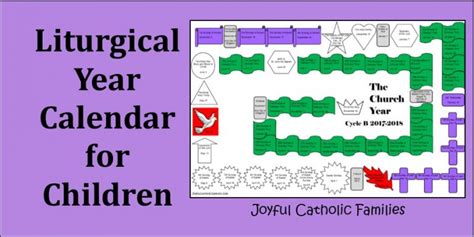 Liturgical Year Calendar For Children