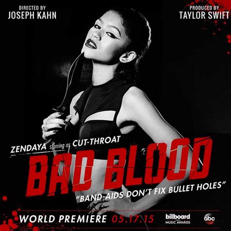 Zendaya From Taylor Swifts Bad Blood Music Video Character Posters E