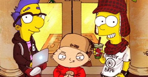 Milhouse X Stewie X Bart X Streetwear Dope Characters Pinterest