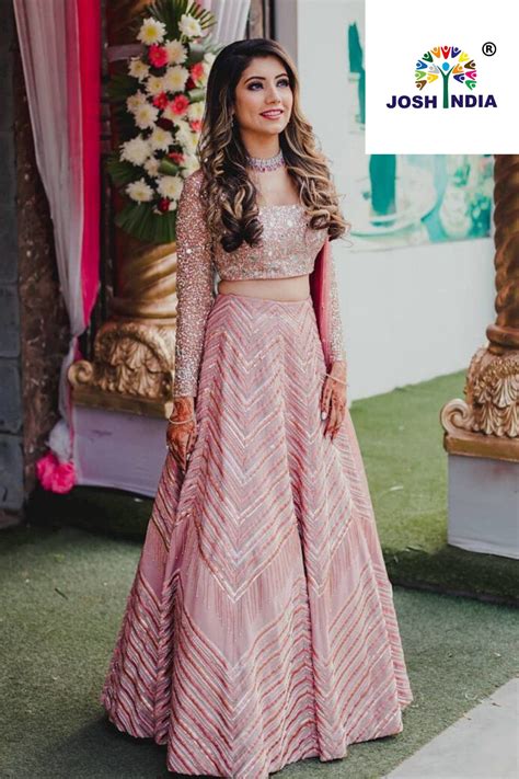 Simple Designer Light Pink Color Printed Lehenga Choli For Bridal Look