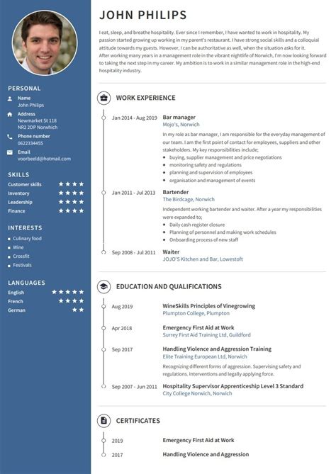 Cv Templates And Examples To Professionally Format Your Cv