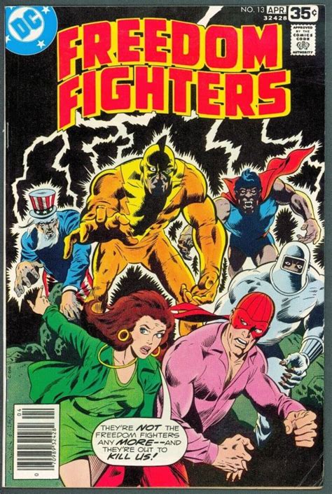 Freedom Fighters Vf Dc Comic Books Bronze Age Dc Comics Hipcomic