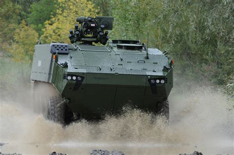 Construction Of Piranha 5 Wheeled Armored Vehicle Begins In Romania