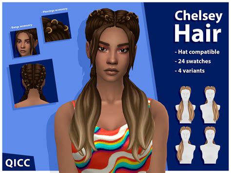 Sims 4 Chelsey Hair The Sims Book