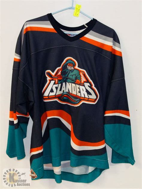 The subreddit for hockey jersey fanatics! NEW YORK ISLANDERS FISHERMAN LOGO JERSEY CCM - Kastner Auctions