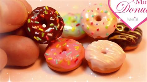 Mini Donuts Polymer Clay Tutorial Youtube