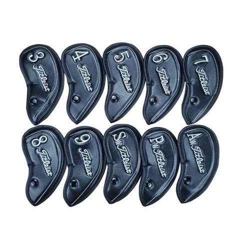 10 Pieceslot Titleist Golf Club Iron Headcover Pu Golf Irons Head