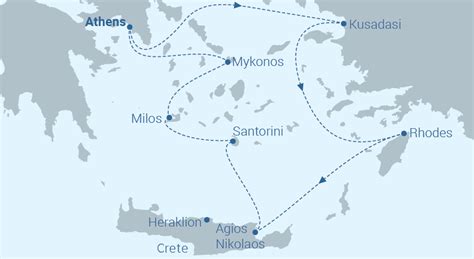 7 Day Cruise Idyllic Aegean Atlantis Travel Agency