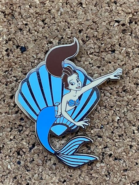loungefly mermaid sisters shell blind box aquata blue shell disney pin c1 ebay
