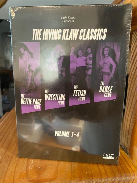 irving klaw classics vol 1 4 dvd set vintage erotica bettie page nude new rare 881190005491 ebay