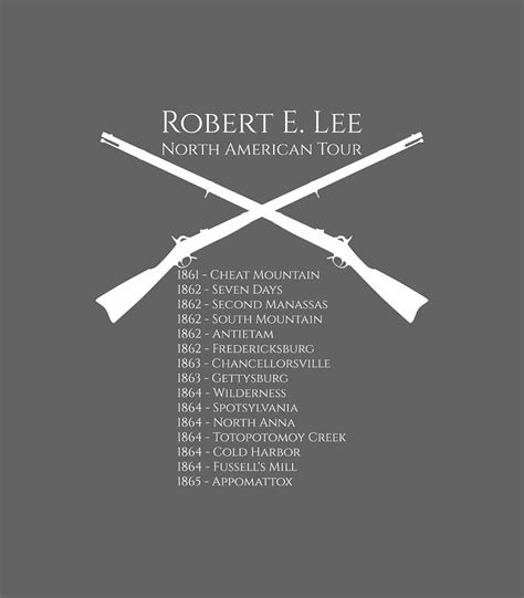 Civil War Robert E Lee North American Tour Digital Art By Peytor Anka