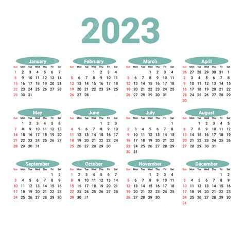 エレガントな 2023 年カレンダーイラスト画像とpsdフリー素材透過の無料ダウンロード Pngtree