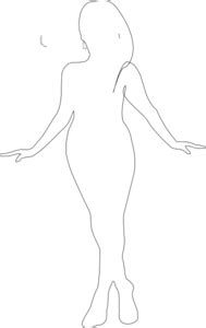 Curvy Woman Silhouette Clip Art At Clker Com Vector Clip Art Online