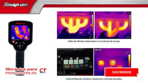 C Mara Termogr Fica Para Temperatura Eeth Snap On Youtube