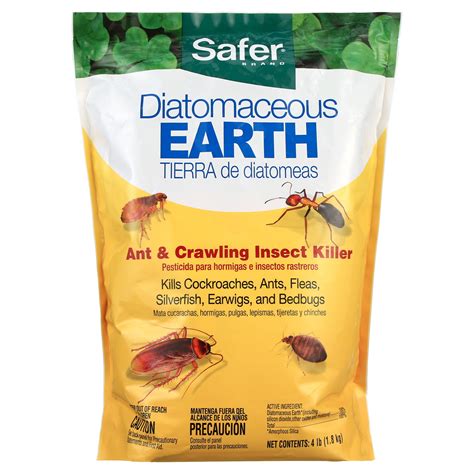Safer Brand Diatomaceous Earth Bed Bug Flea Ant Crawling Insect