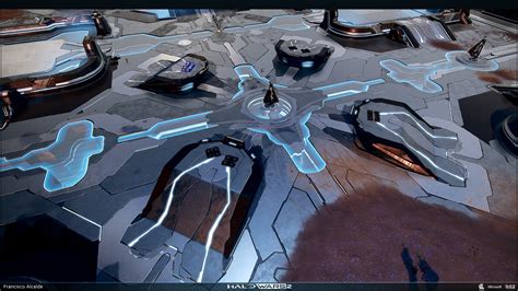 Francisco Alcalde Halo Wars 2 Skirmish Map Bedrock