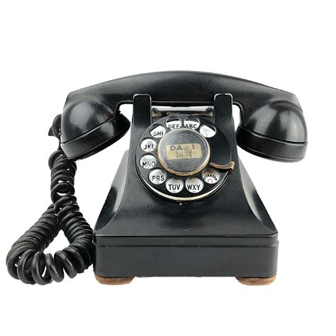 Vintage Model 302 Bell System Rotary Phone - Avonlea Antiques png image
