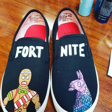 Fortnite Fortniteshoes Customshoes Handpaintedshoes Handpainted