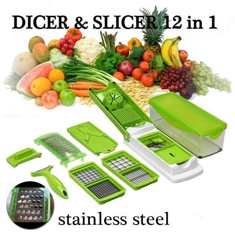 Nicer Dicer Vegetable And Fruits Cutter Green Price In Pakistan View