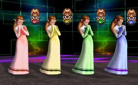 Six Maidens Zelda Super Smash Bros Melee Mods