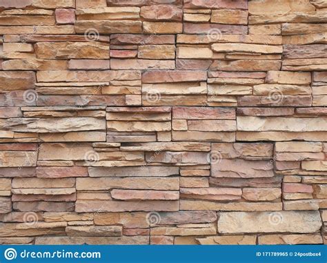Exterior Modern Brick Decoration Brick Wall Stock Image Image Of