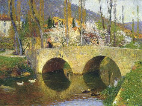 The Bridge at Labastide du Vert in Spring, 1911 - Henri Martin ...