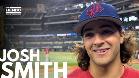 Josh Smith Talks Rangers Call Up Derek Jeter Being His Favorite Player And Mlb The Show Youtube