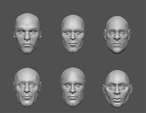 Artstation Head Sculpt Practice