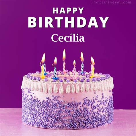 100 Hd Birthday Wishes Messages For Cecília Cake Images And Shayari