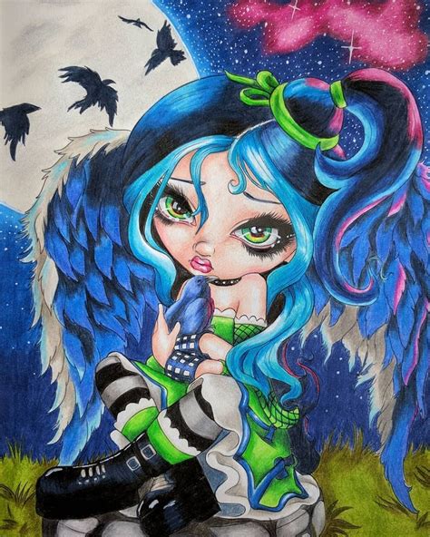 Perched And Sat And Nothing More This Is From Jasmine Becket Griffith