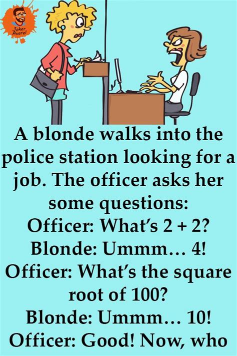 A Blonde On Job Interview In 2021 Clean Funny Jokes Funny Long Jokes
