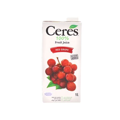 Ceres Fruit Juice Red Grape 1l Federated Distributors Inc