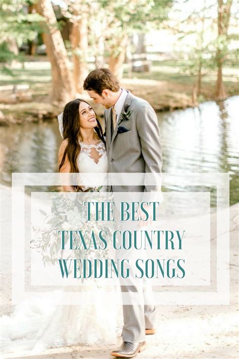 Your first dance with your spouse at your wedding reception is the dance you'll remember for the rest of your life. Best Texas Country First Dance Songs for Your Wedding | Country wedding songs, Wedding songs ...