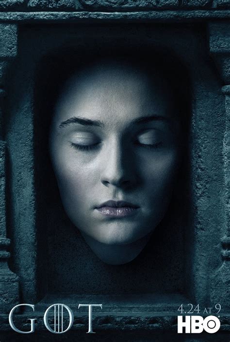 Sansa Stark Season 6 Hall Of Faces Poster Sansa Stark Photo