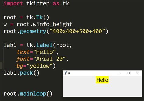 Tkinter Tutorial Python Programming