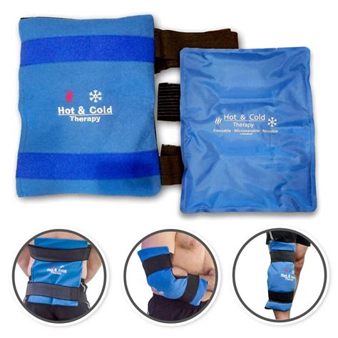 Bravobrand Ice Pack For Injuries Reusable Flexible Gel Ice Pack For