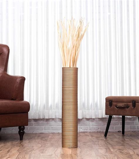 Mango wood vase manufacture from thailand: Leewadee Tall Big Floor Standing Vase For Home Decor 30 ...