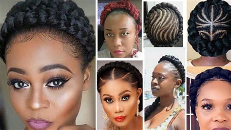 Unique And Latest Halo Braids Hairstyles For Black Women 💖👌 Youtube