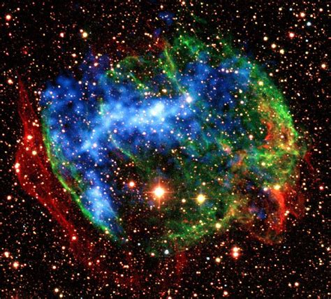Supernova Explosion In Galaxy