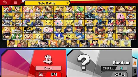 Super Smash Bros Ultimates Roster But Its Displayed By Fighters From