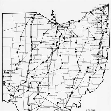 Underground Railroad Ohio Map