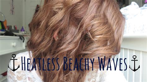 How To Beach Wave Hair Without Heat
