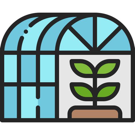 Greenhouse Free Farming And Gardening Icons
