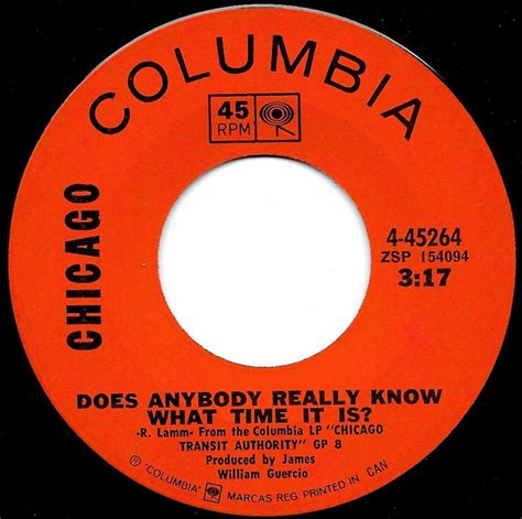 Chicago Does Anybody Really Know What Time It Is Vinyl Discogs