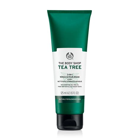 Tea Tree 3 In 1 Wash Scrub Mask The Body Shop The Body Shop