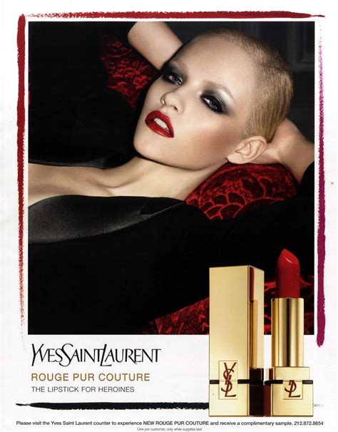 Yves Saint Laurent Rouge Pur Couture Lipstick Campaign 2010