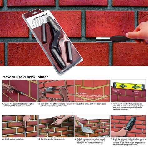 Interchangeable Brick Jointer Easy Use Hanheld Hom Grandado