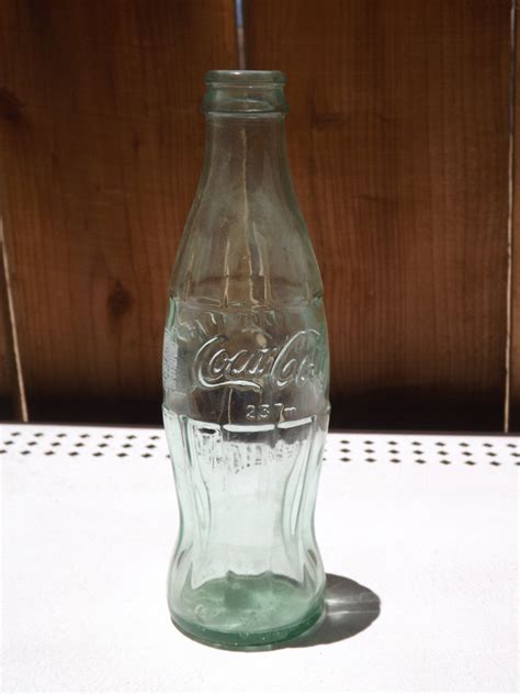 Vintage Clear Original Coca Cola Glass Soda Bottles Post L