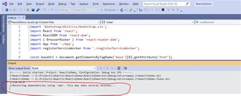 Github pages is a deployment service by github that builds and deploys your react application straight from the application repository with a smooth git integration, it is such a breeze. Build React App Using Visual Studio 2019