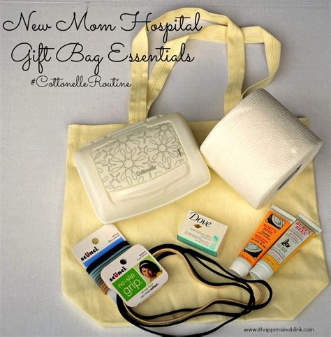 These are what new moms really want. New Mom Hospital Gift Bag with Cottonelle Clean Care #shop ...